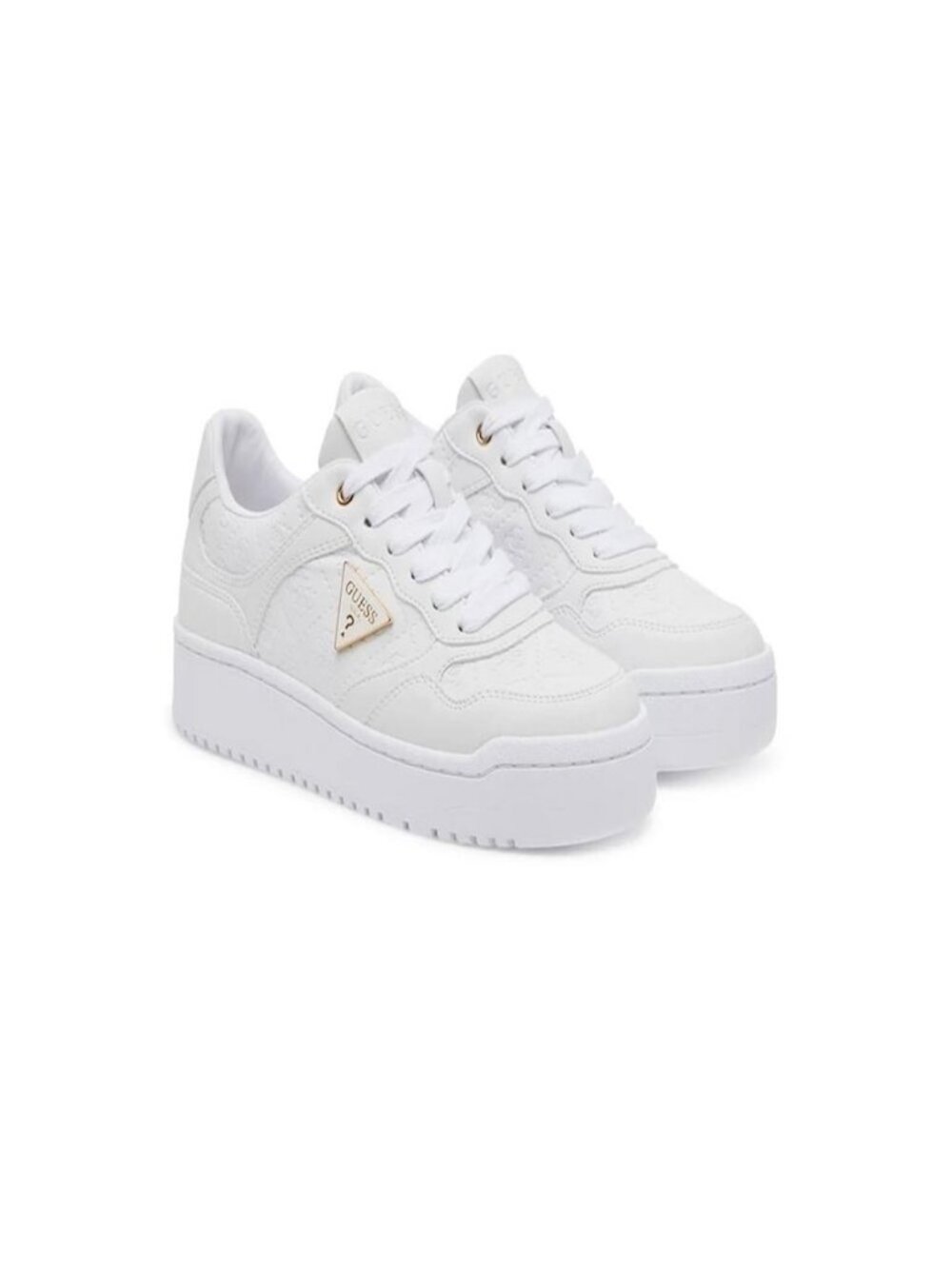 GUESS Women's Miram Logo Hardware Lace-Up Sneakers